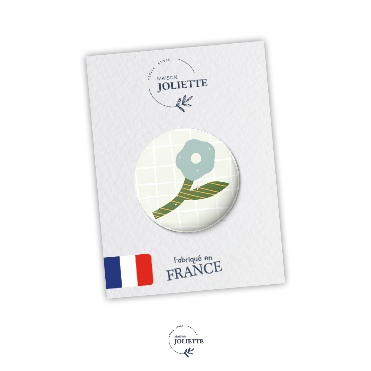 Badge COUP D'ECLAT - Fleur