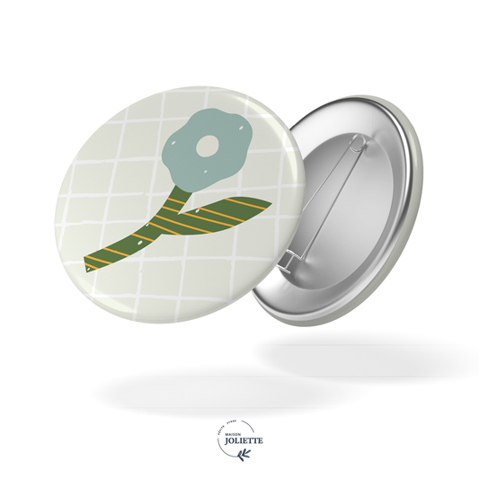 Badge COUP D'ECLAT - Fleur