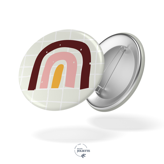 Badge COUP D'ECLAT - Arc-en-ciel
