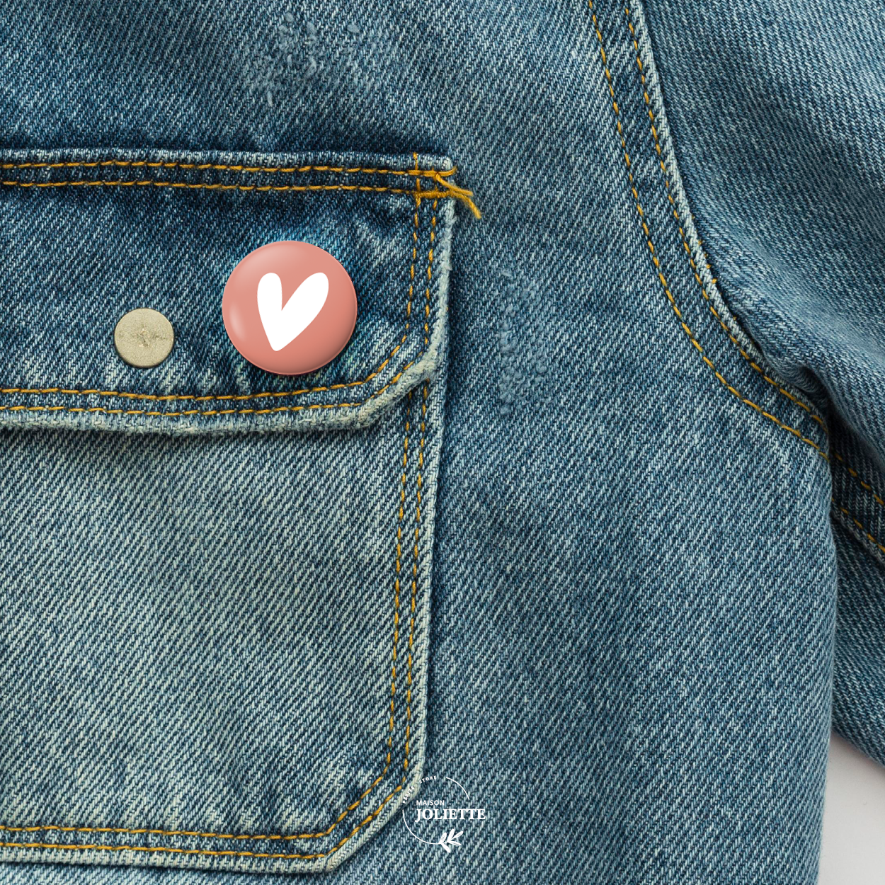 Pink Heart - Badge #24