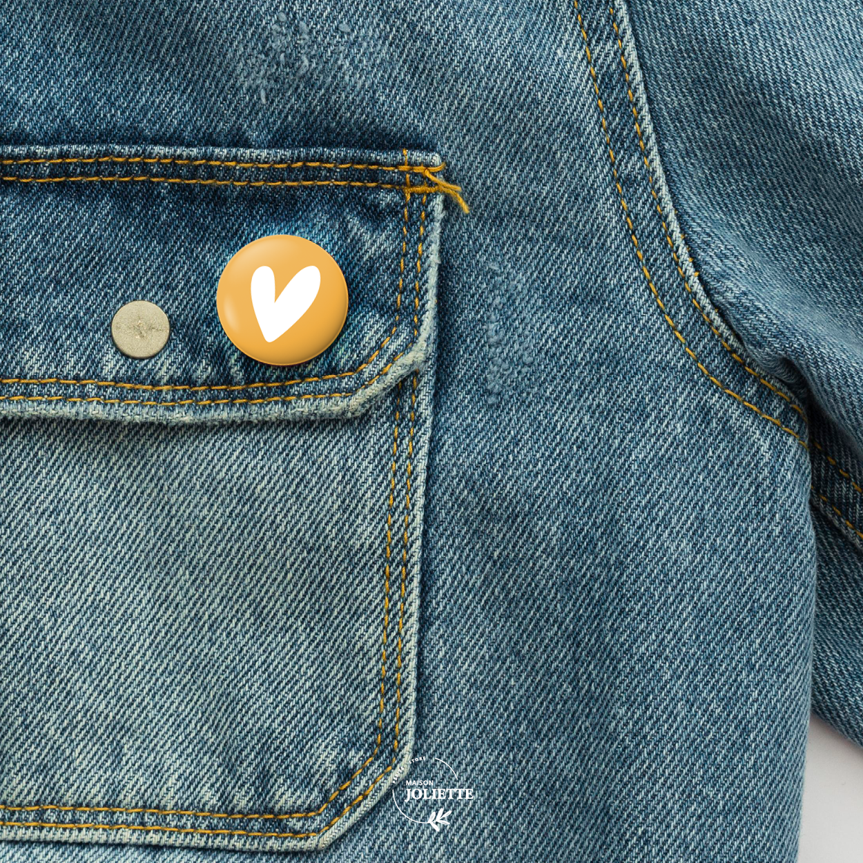 Yellow Heart - Badge #26