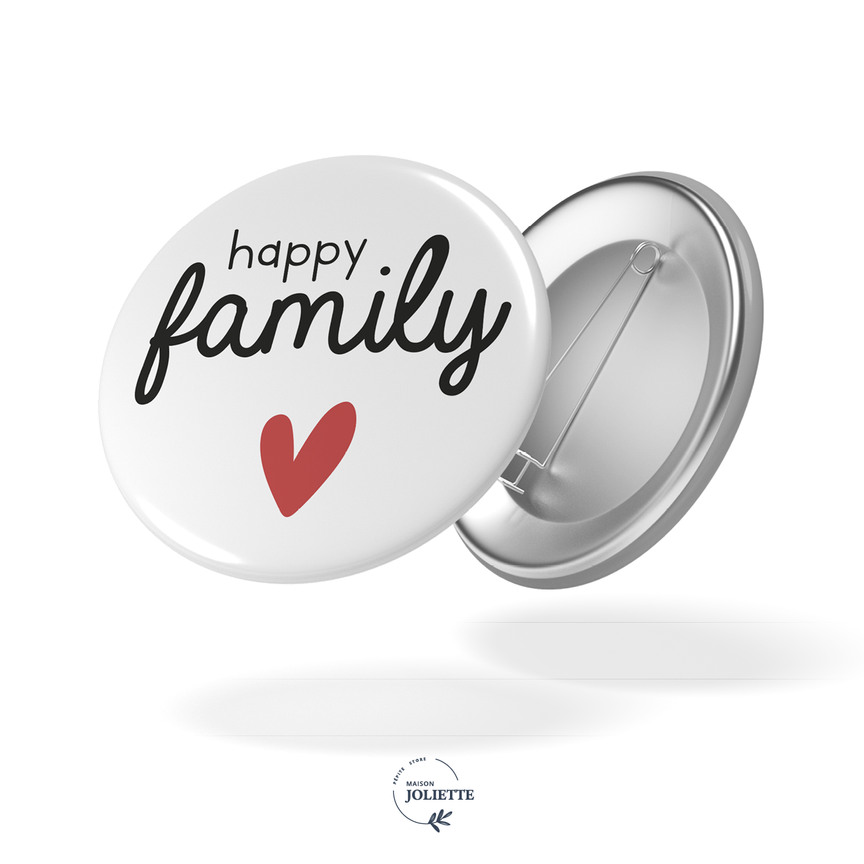 Badge LOVE - Happy family