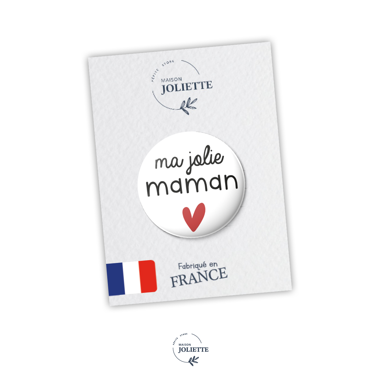 Badge LOVE - Ma jolie maman