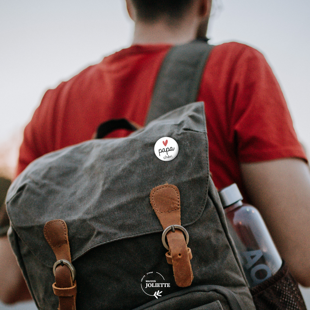 Badge LOVE - Papa chéri