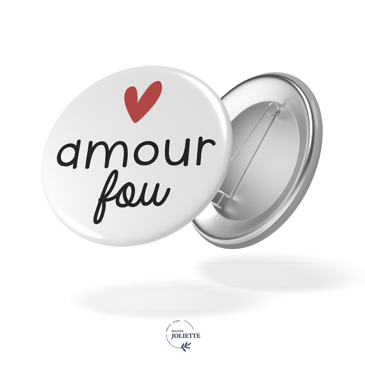 Badge LOVE - Amour fou