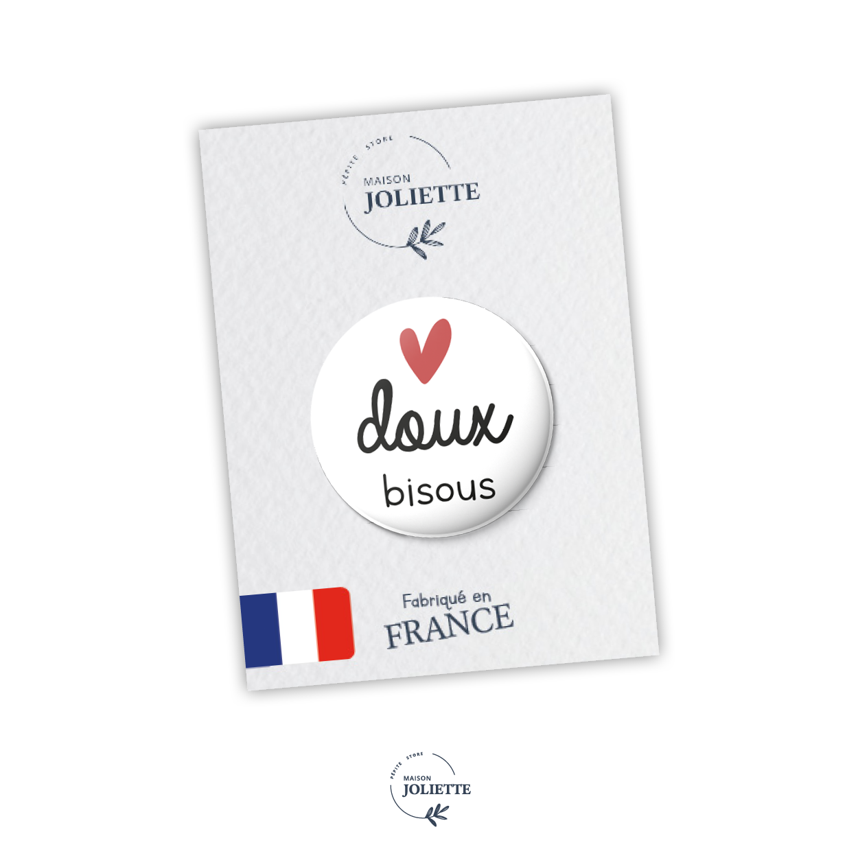 Badge LOVE - Doux bisous