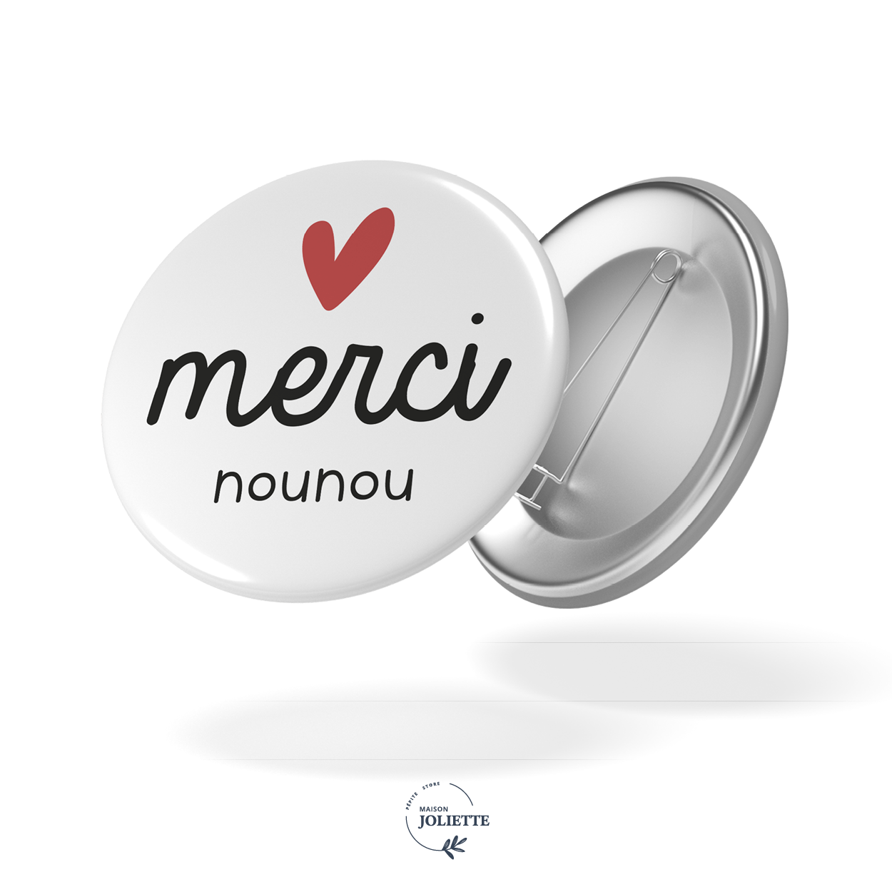 Badge LOVE - Merci nounou