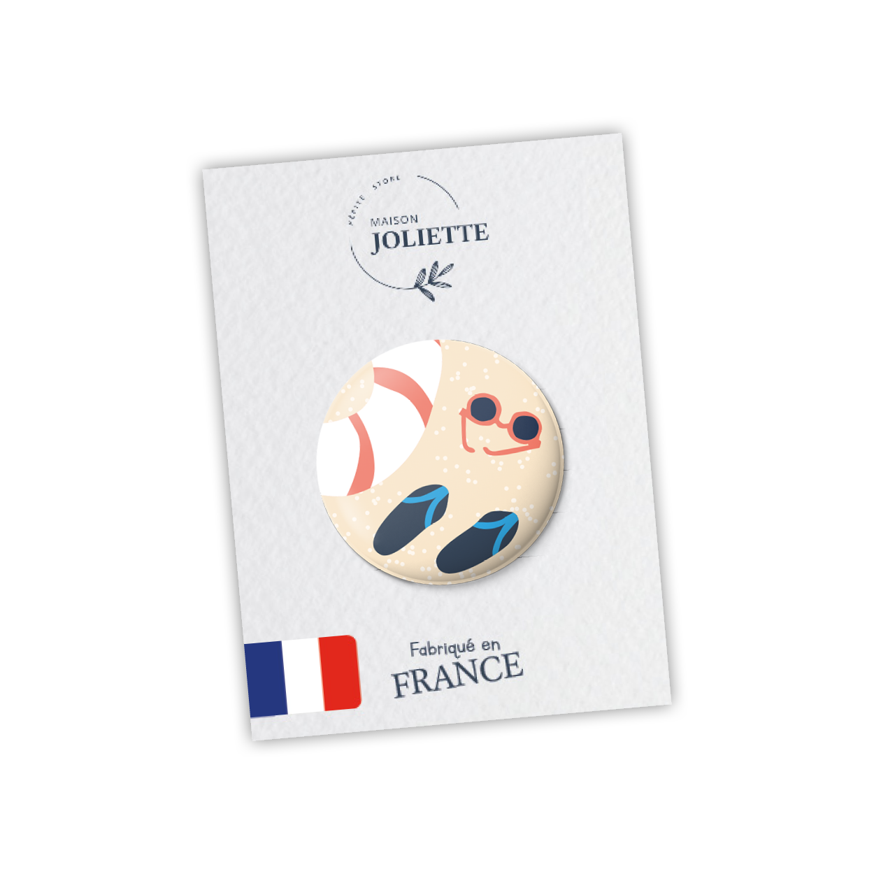 Badge CHILL & PLOUF - Objets