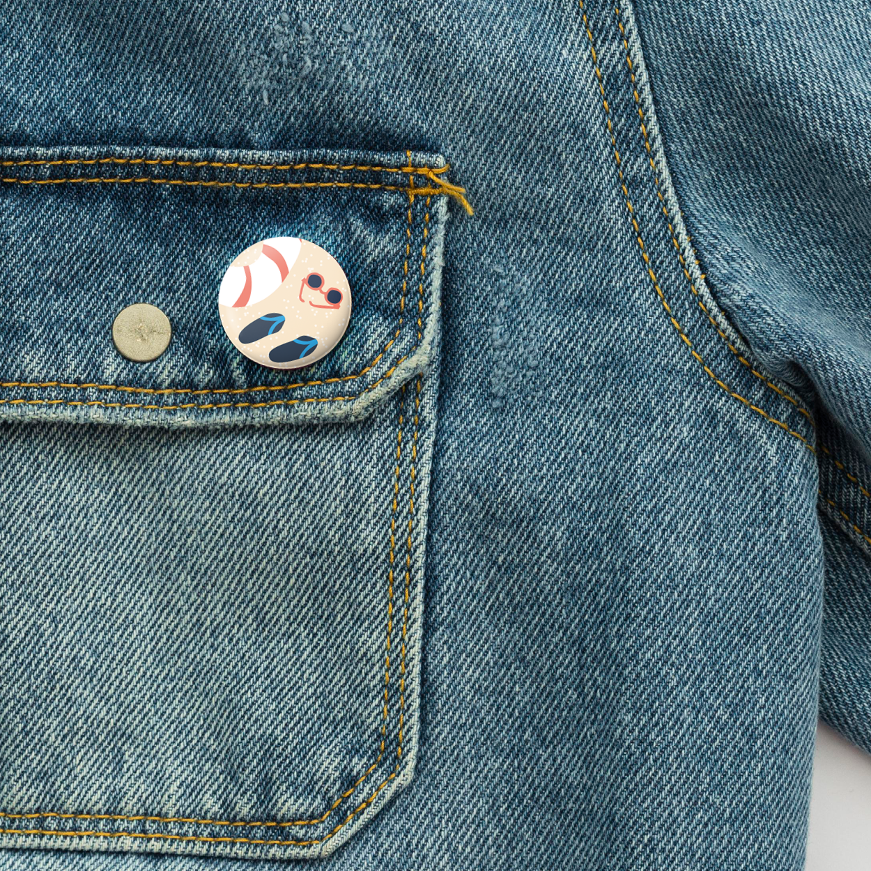Badge CHILL & PLOUF - Objets