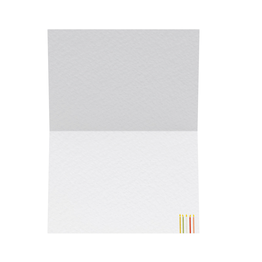 Carte de vœux - Birthday Candles