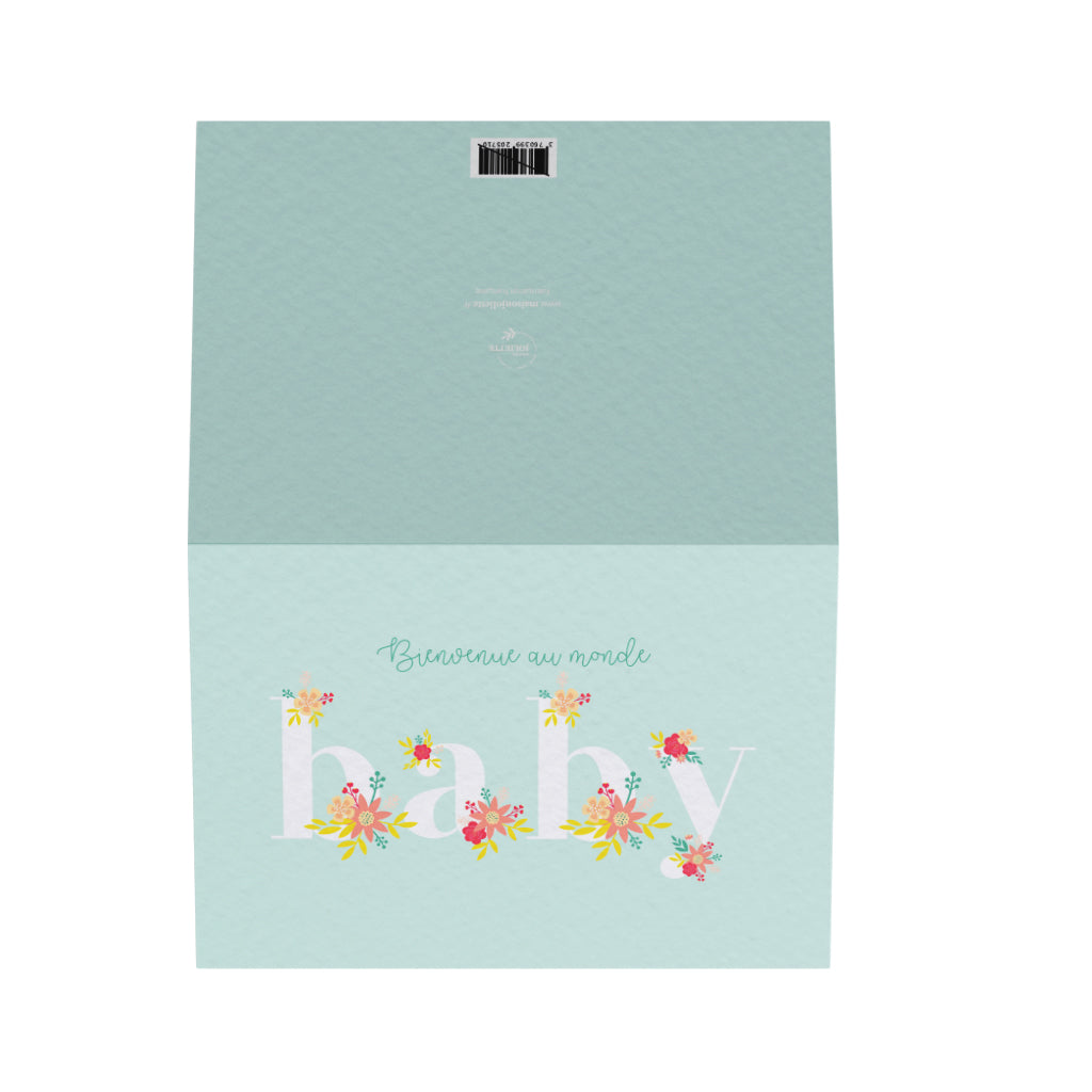 Carte de vœux - Baby Blue