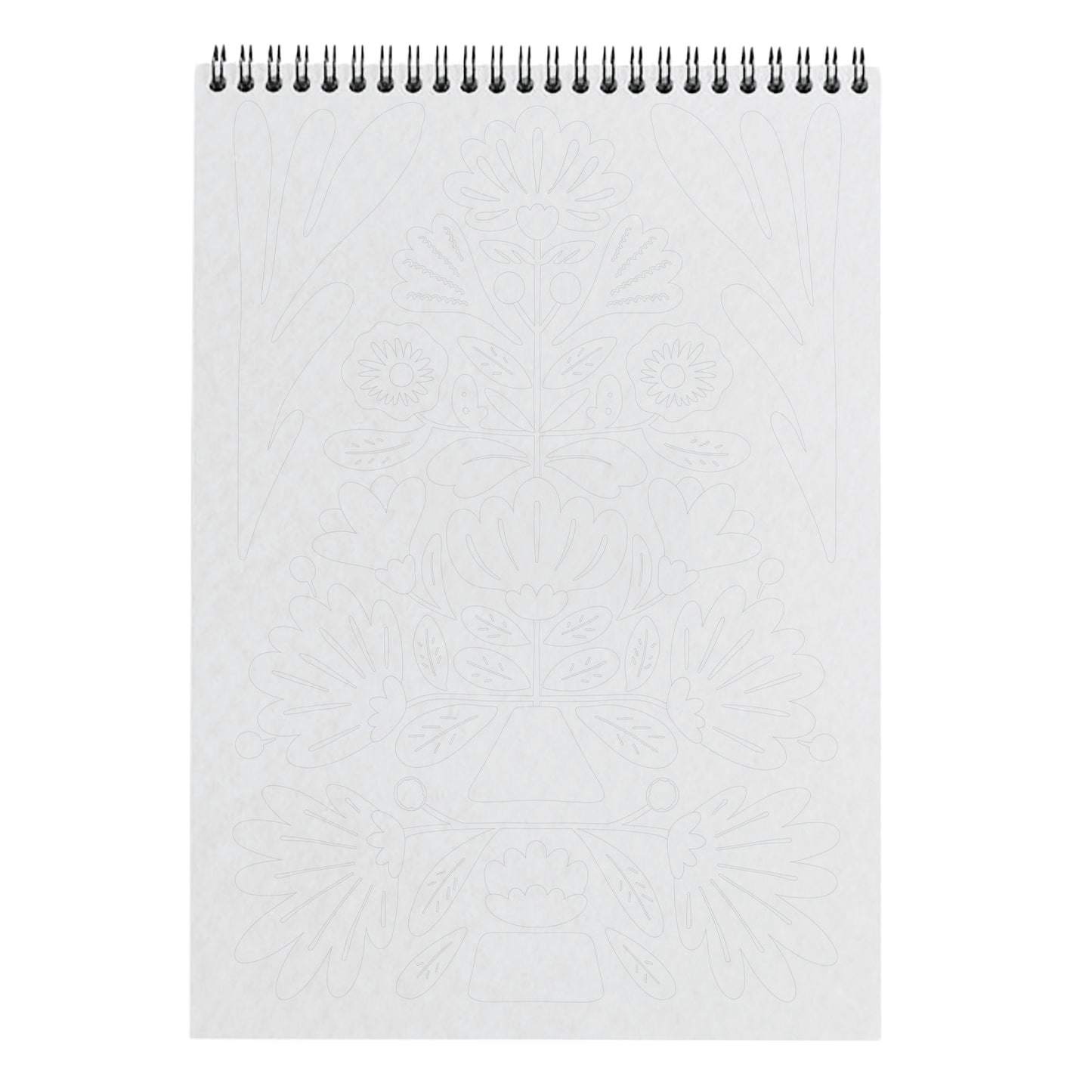 Carnet de coloriage A4 - Noël Scandinave