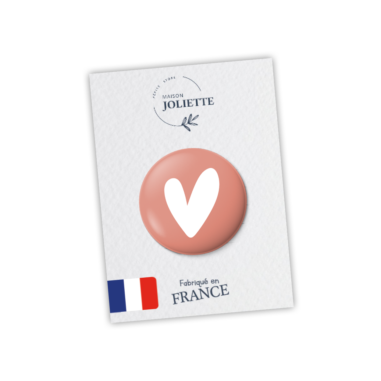 Magnet LOVE - Coeur rose
