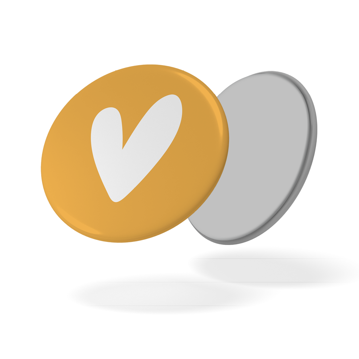 Magnet LOVE - Coeur jaune