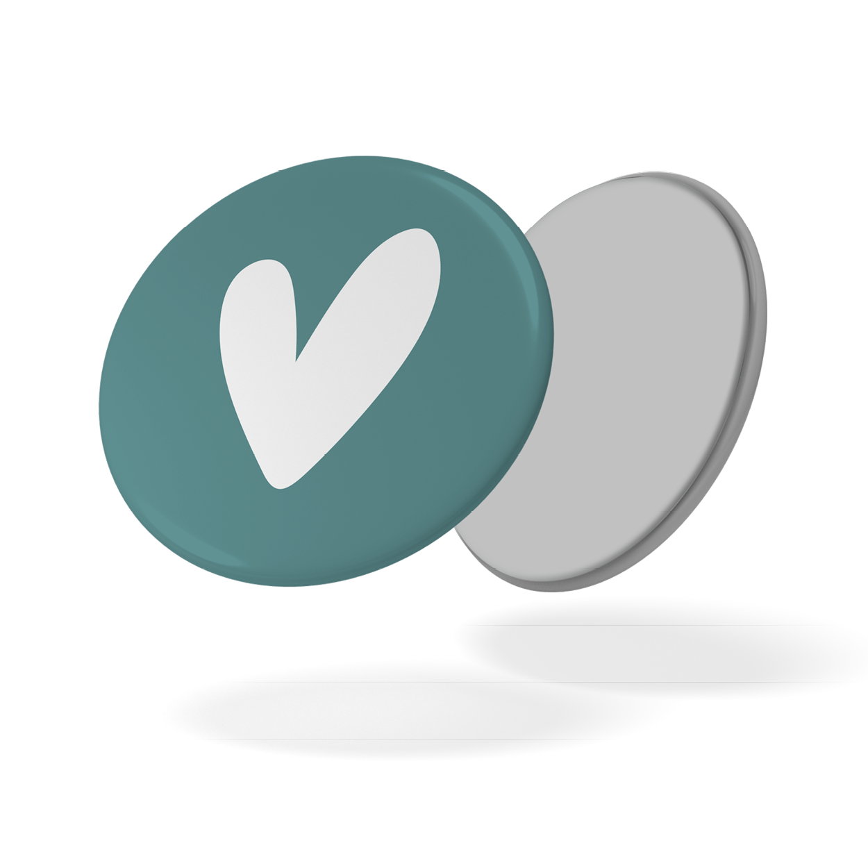 Magnet LOVE - Coeur turquoise