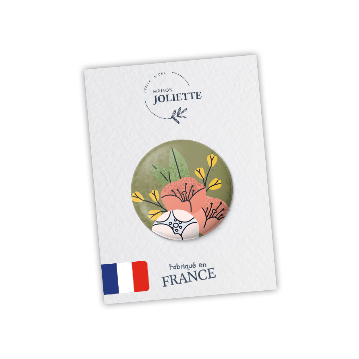 Magnet A BICYCLETTE - Fleurs