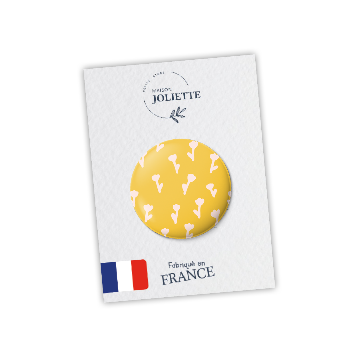 Magnet A BICYCLETTE - Motifs jaune