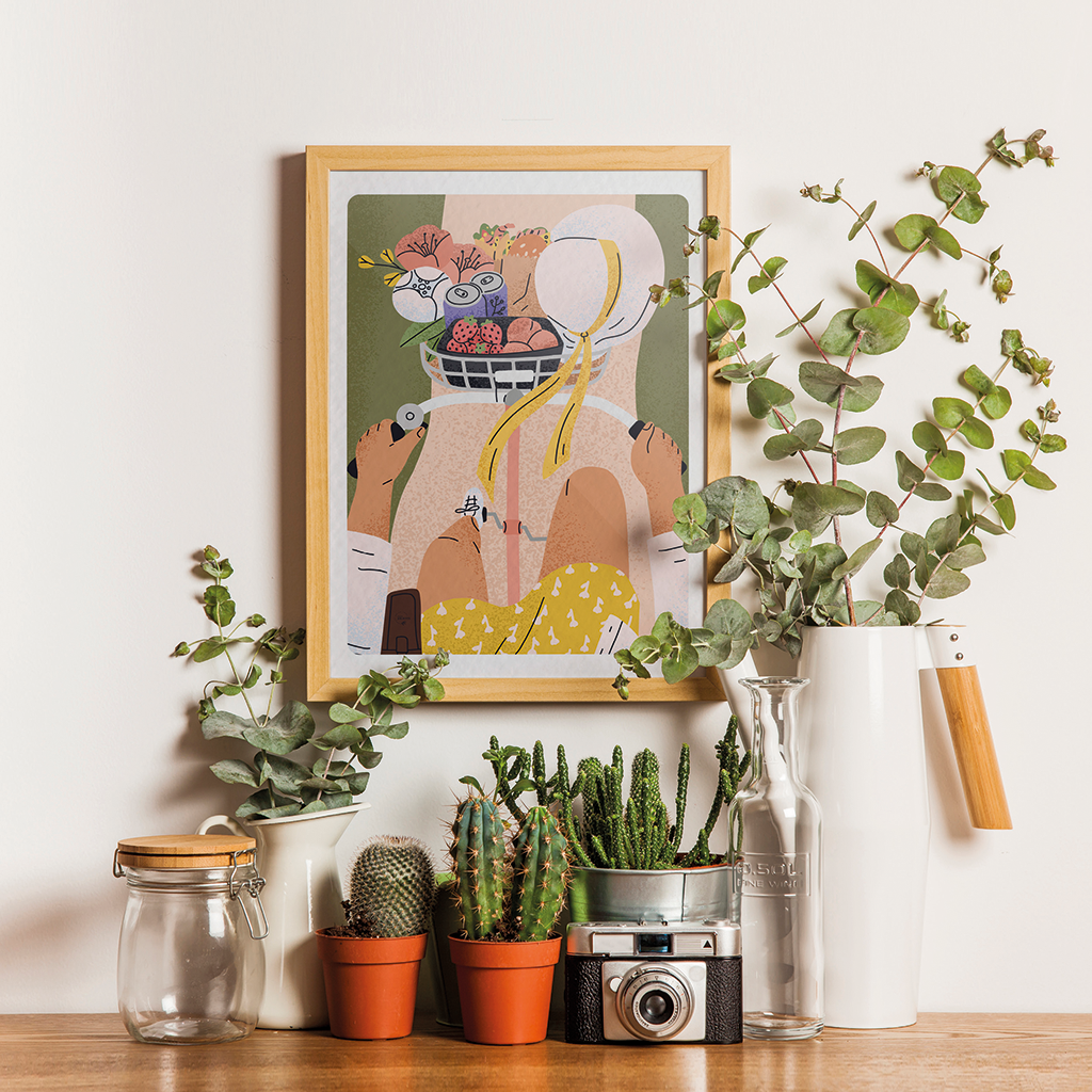 affiche-a4-déco-a-bicyclette