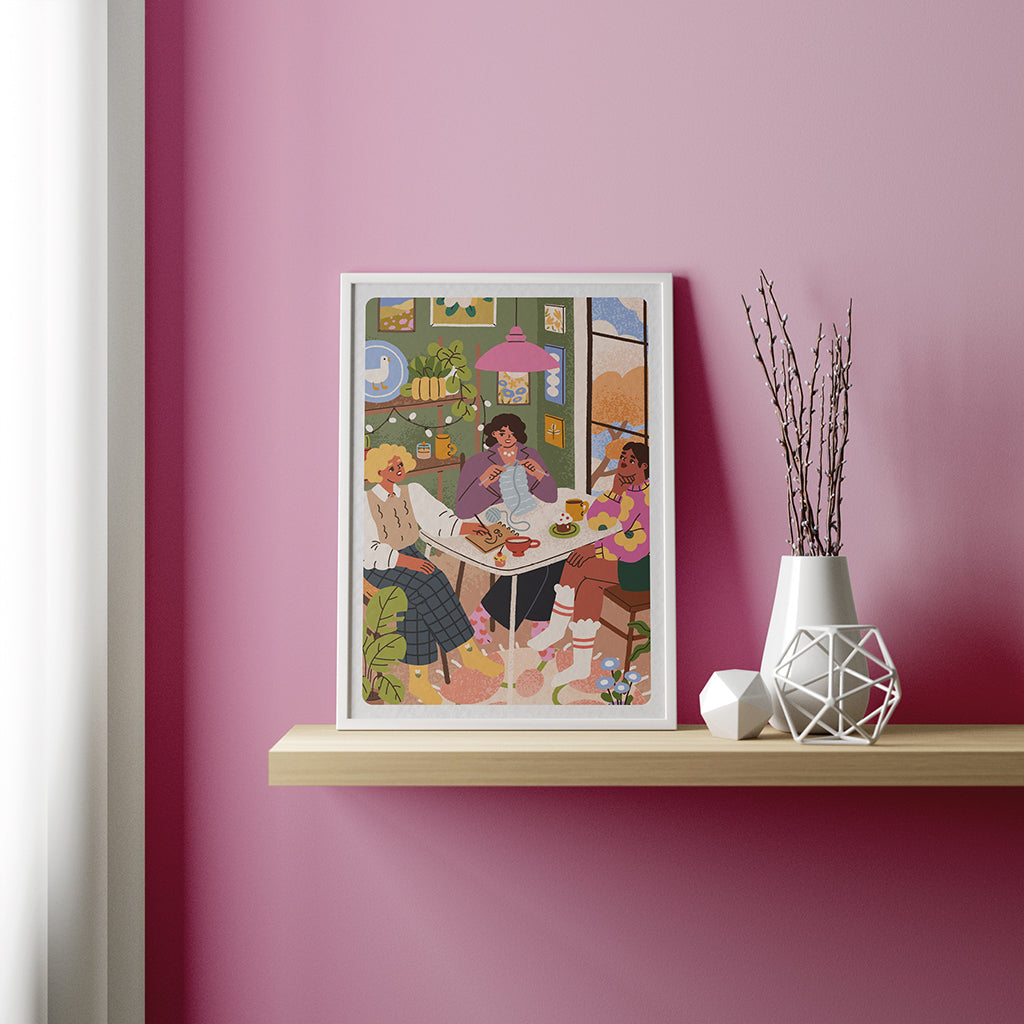 Affiche A4 - Les copines