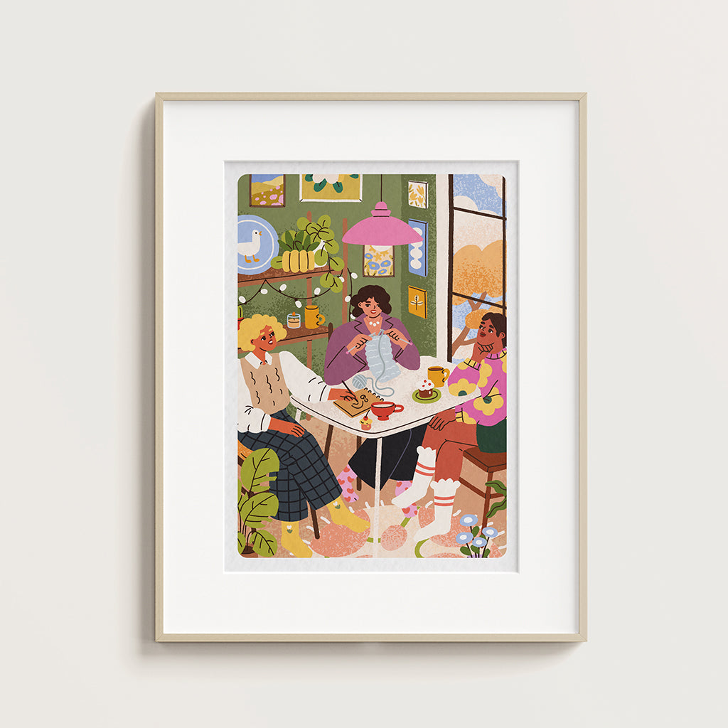 Affiche A4 - Les copines