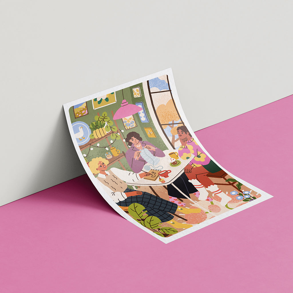 Affiche A4 - Les copines