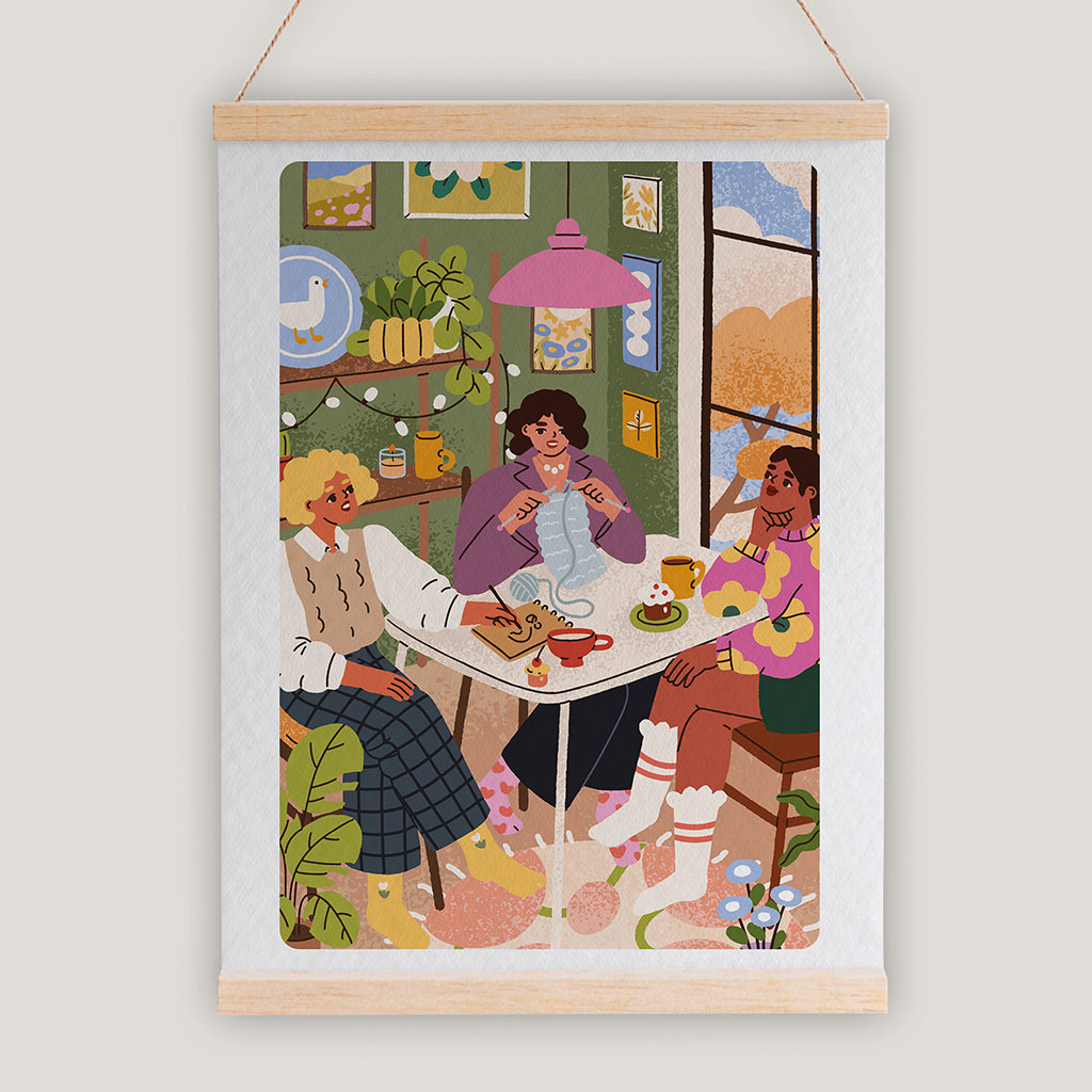 Affiche A4 - Les copines