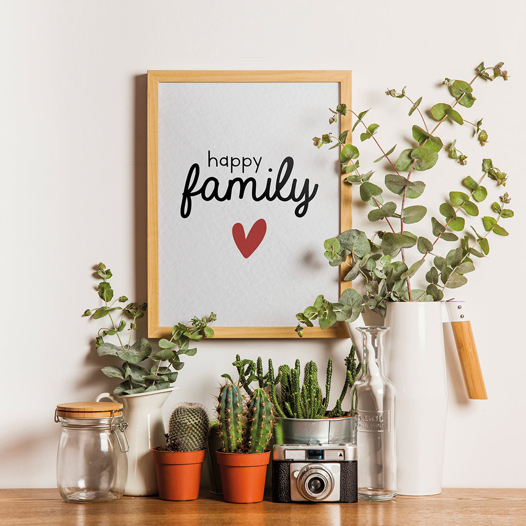 Affiche A4 - Happy family
