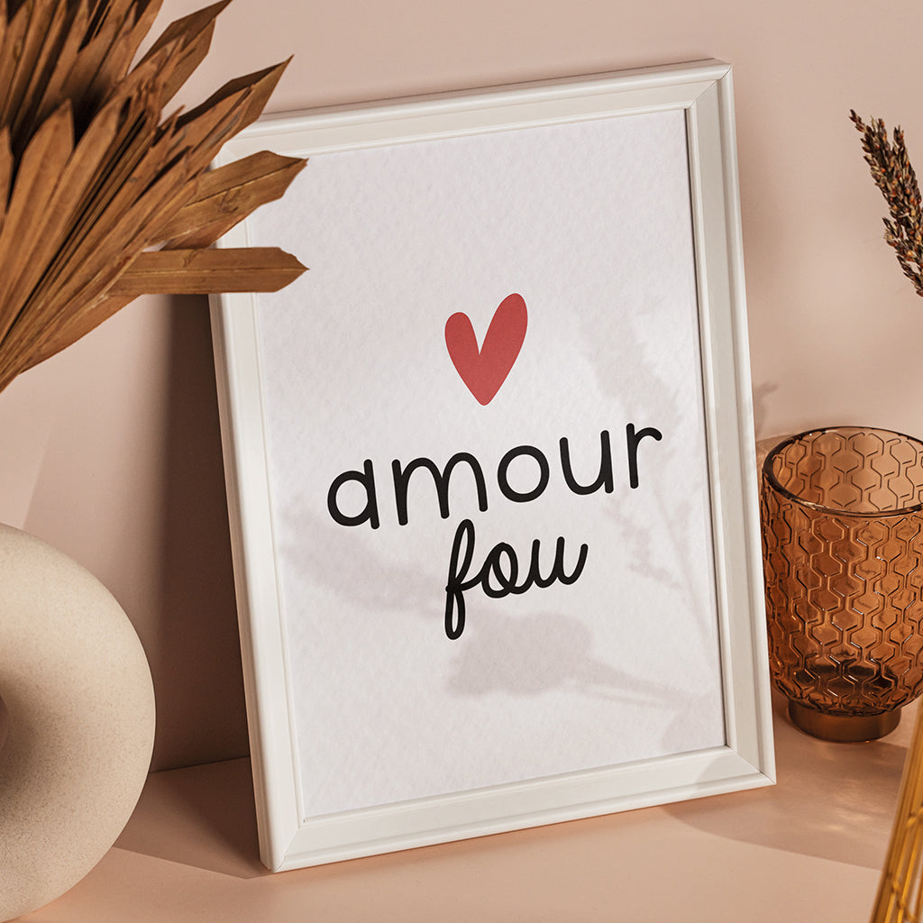 Affiche A4 - Amour Fou