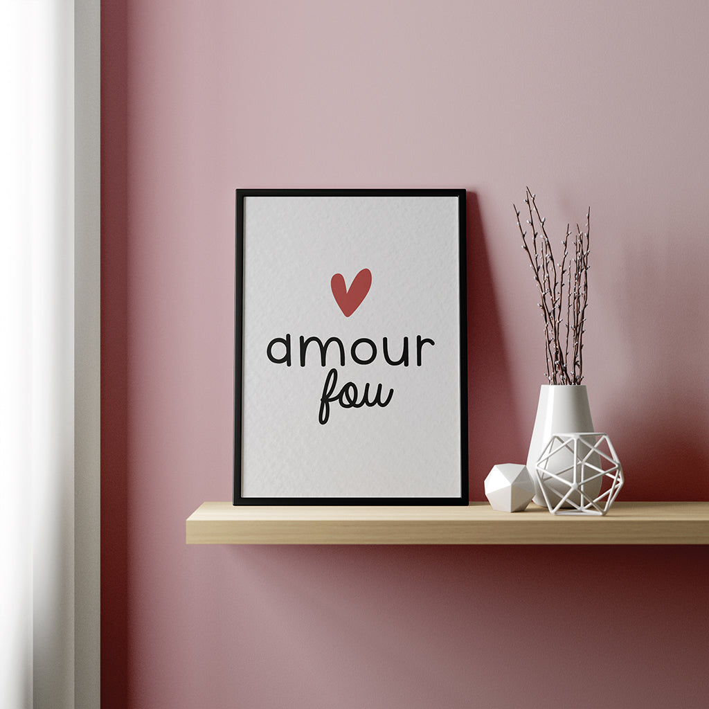 Affiche A4 - Amour Fou