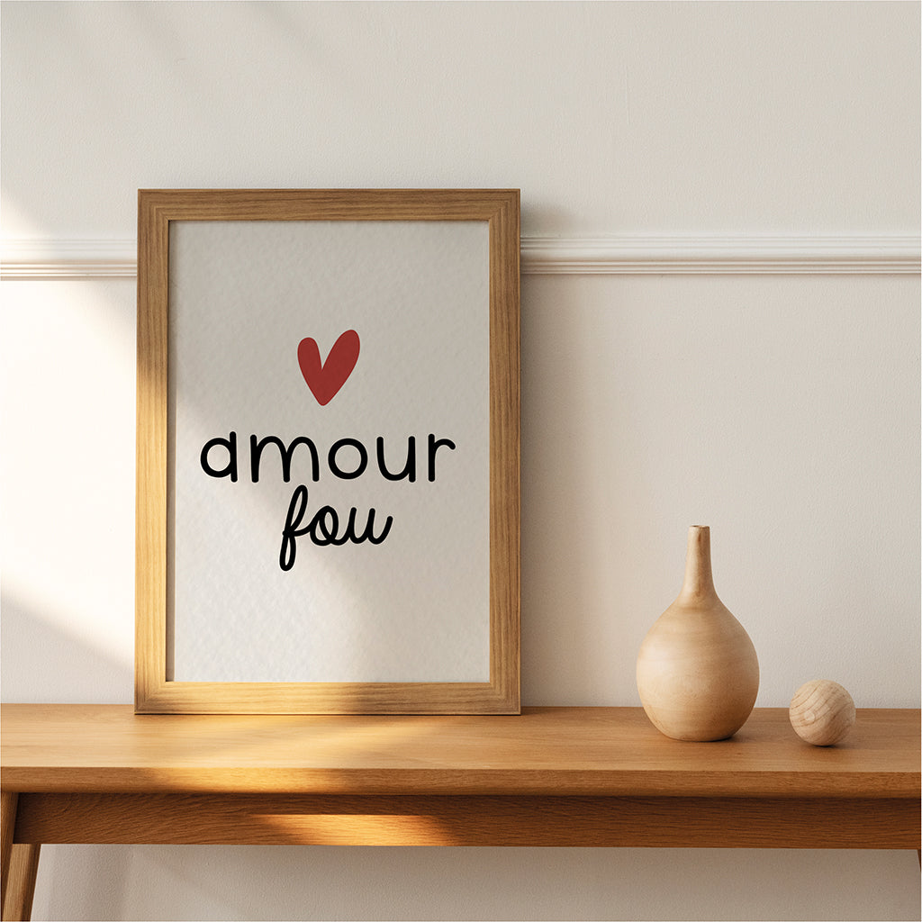 Affiche A4 - Amour Fou