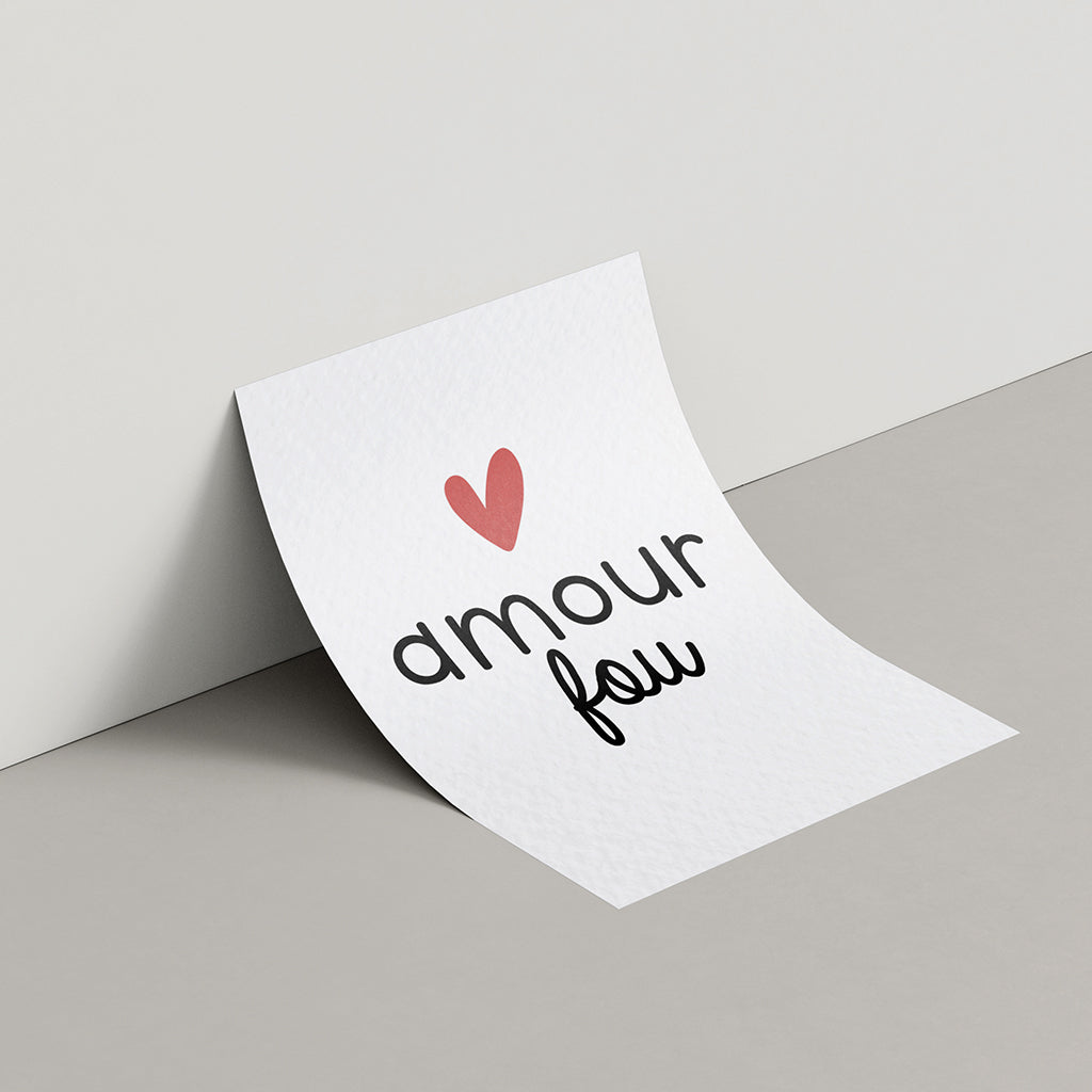 Affiche A4 - Amour Fou