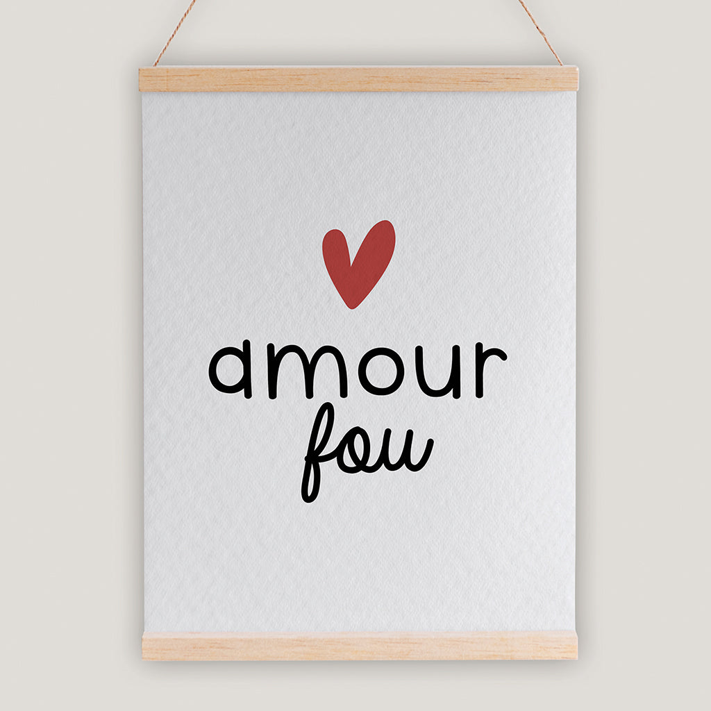 Affiche A4 - Amour Fou