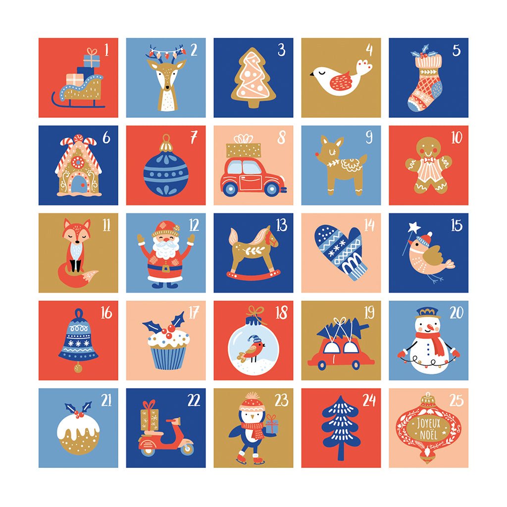 Calendrier de l’Avent - Peinture aux numéros