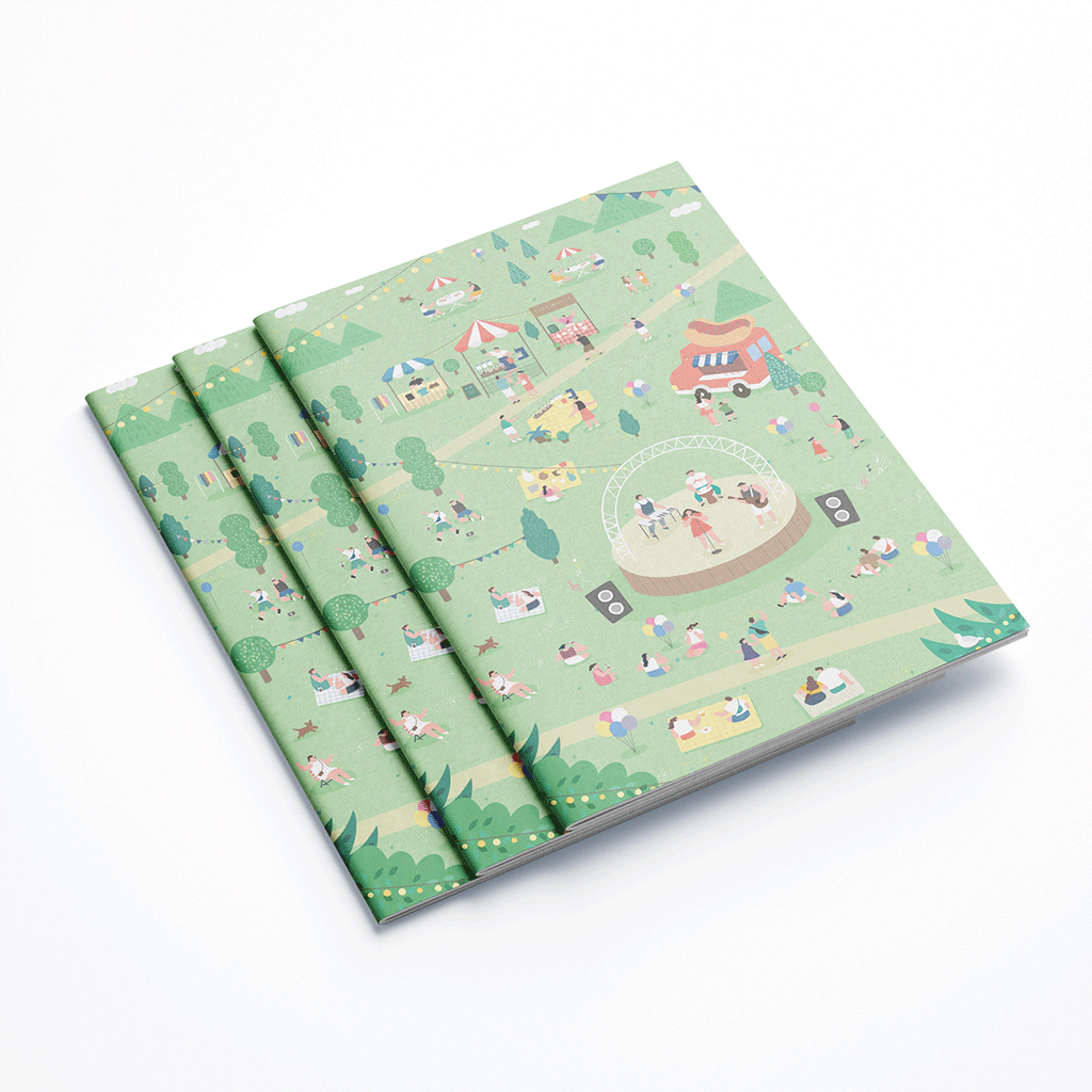 Carnet de notes A5 - Un air de fête
