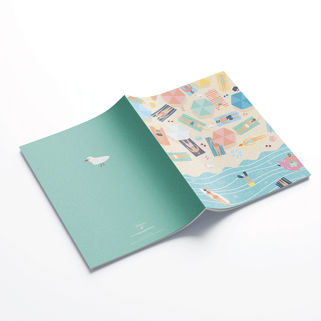 Carnet de notes A5 - Chill & Plouf