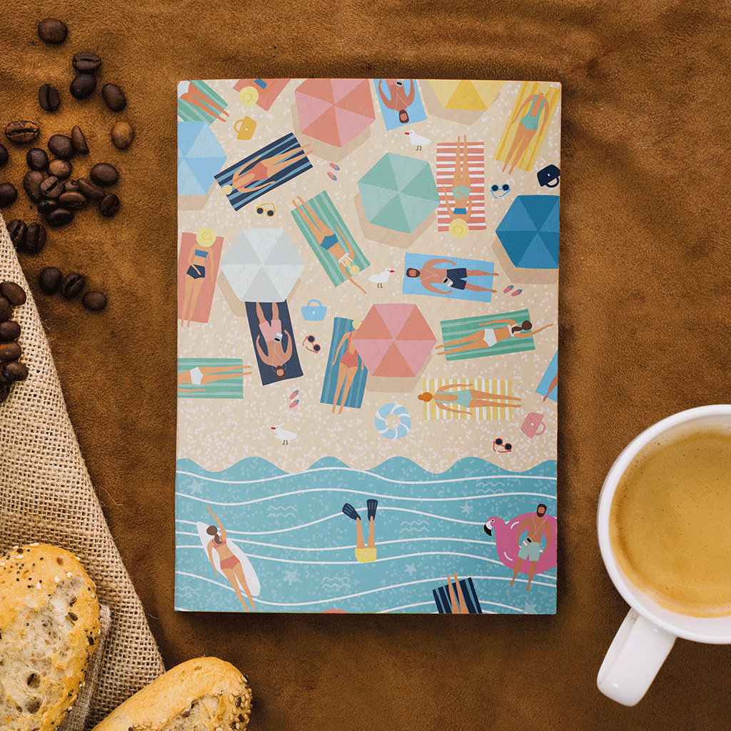 Carnet de notes A5 - Chill & Plouf