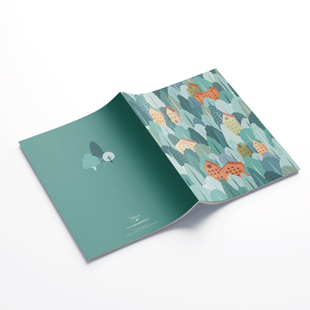 Carnet de notes A5 - Du vent dans les cimes