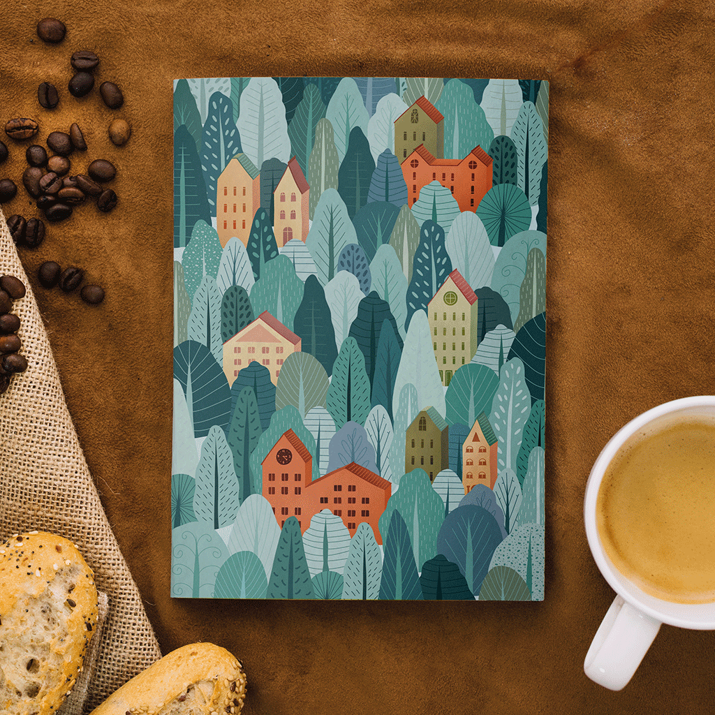 Carnet de notes A5 - Du vent dans les cimes
