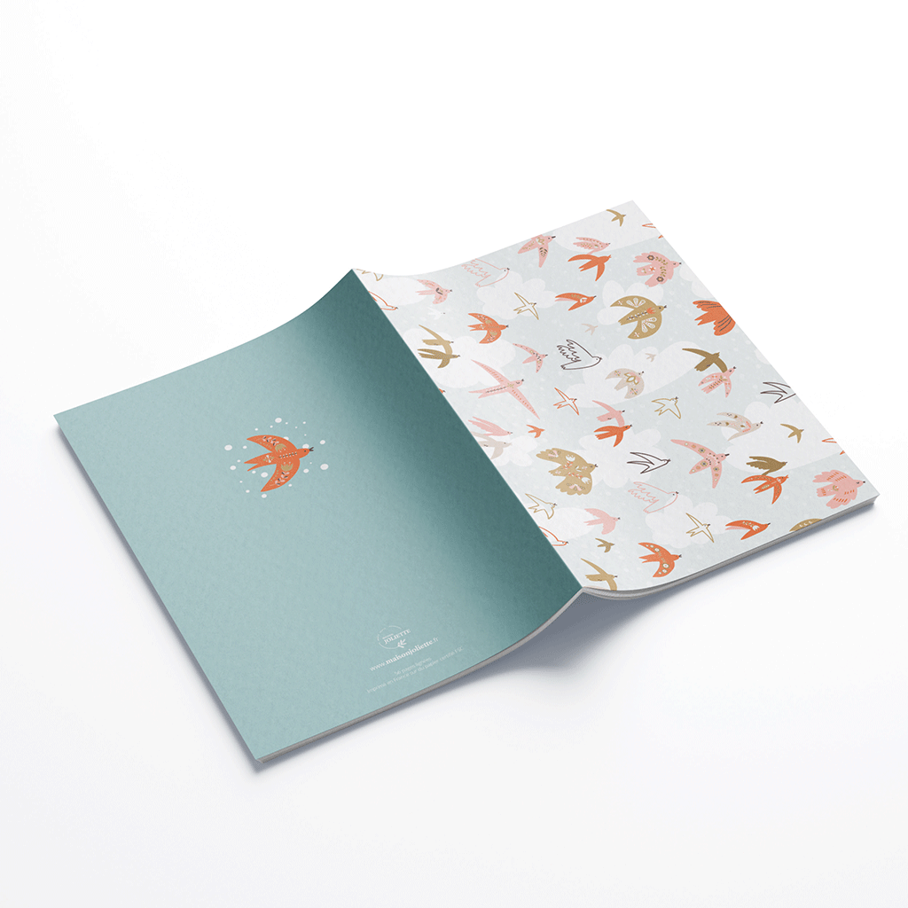 Carnet de notes A5 - Libre comme l'air
