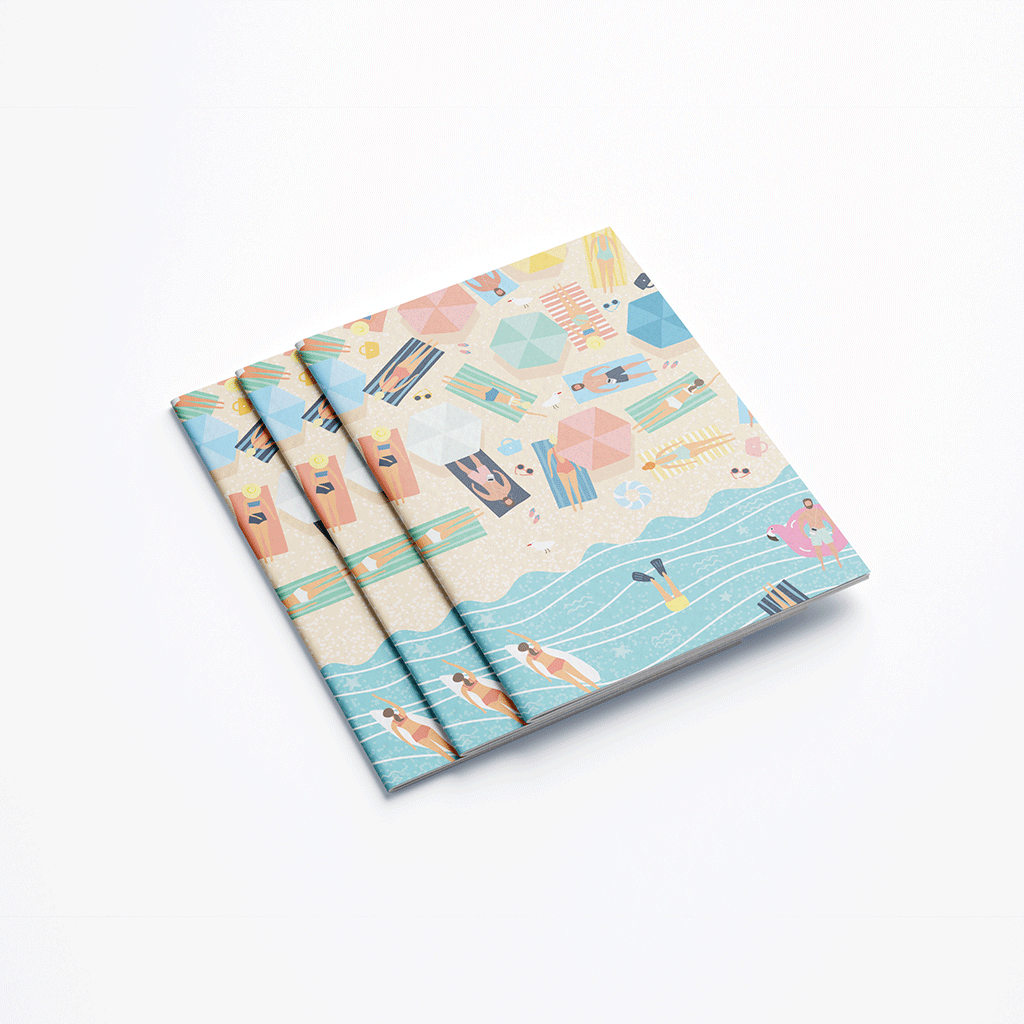 Carnet de notes A6 - Chill & Plouf