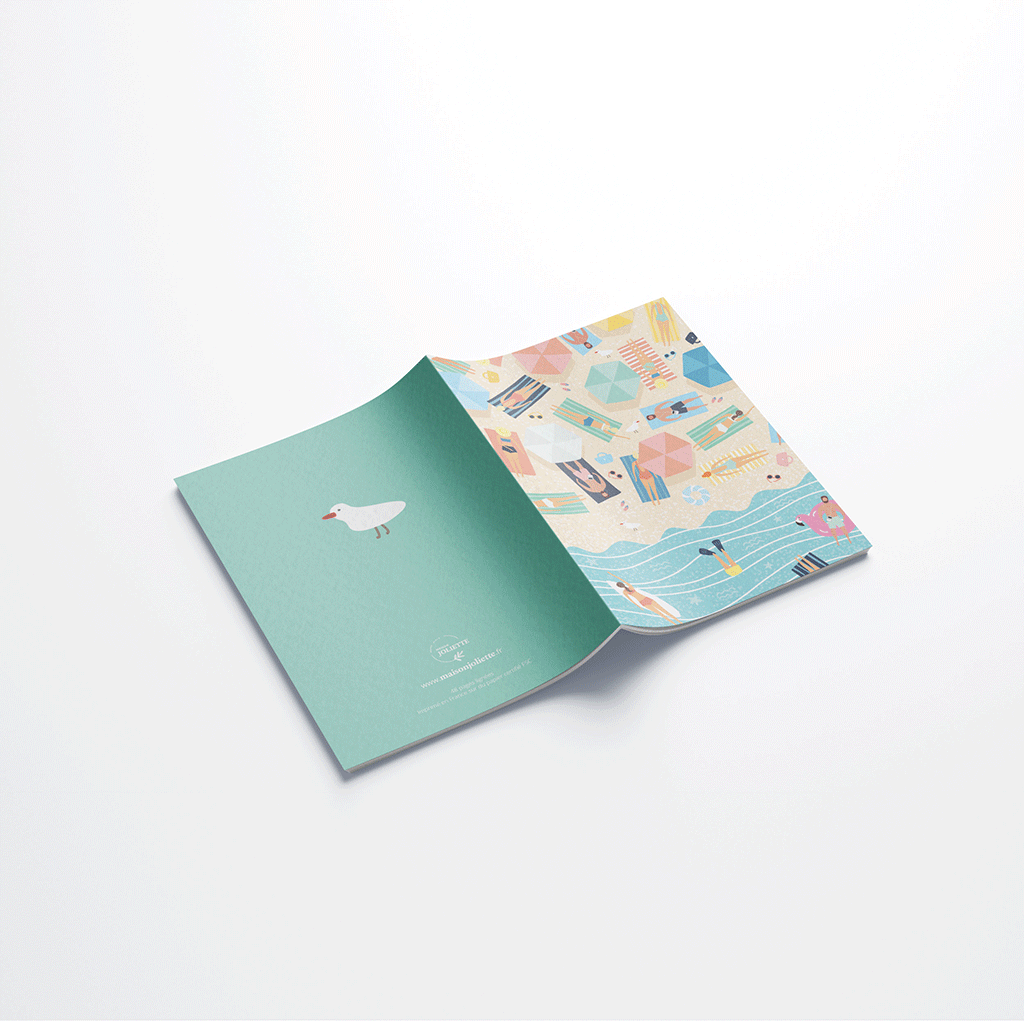 Carnet de notes A6 - Chill & Plouf