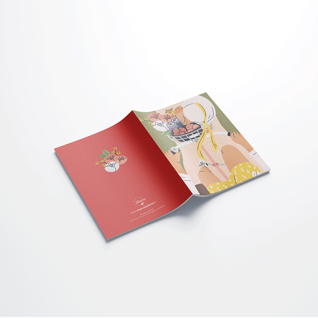 Carnet de notes A6 - A bicyclette