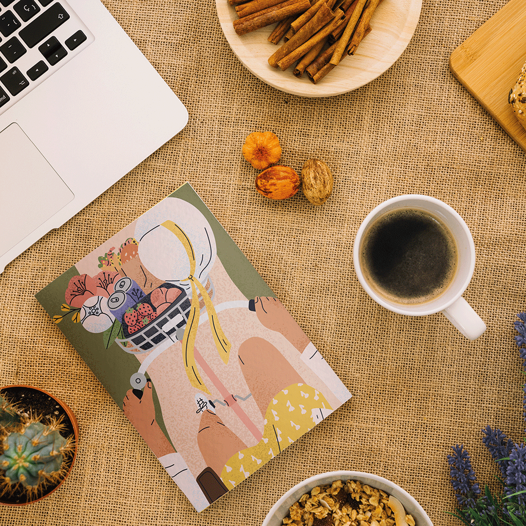 Carnet de notes A6 - A bicyclette