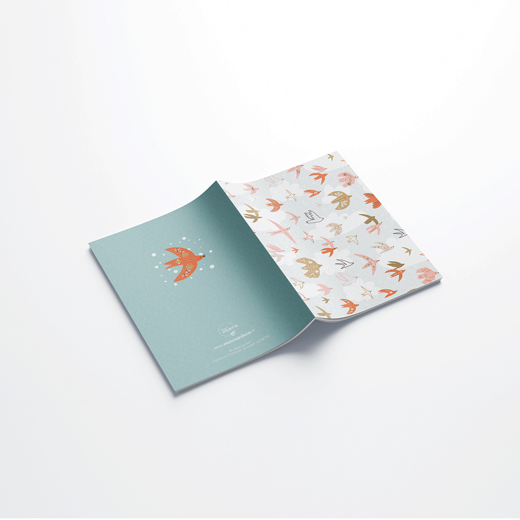 Carnet de notes A6 - Libre comme l'air
