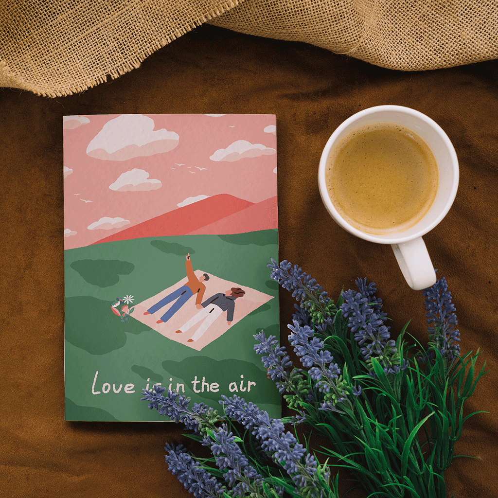 Carnet de notes A6 - Love is in the air