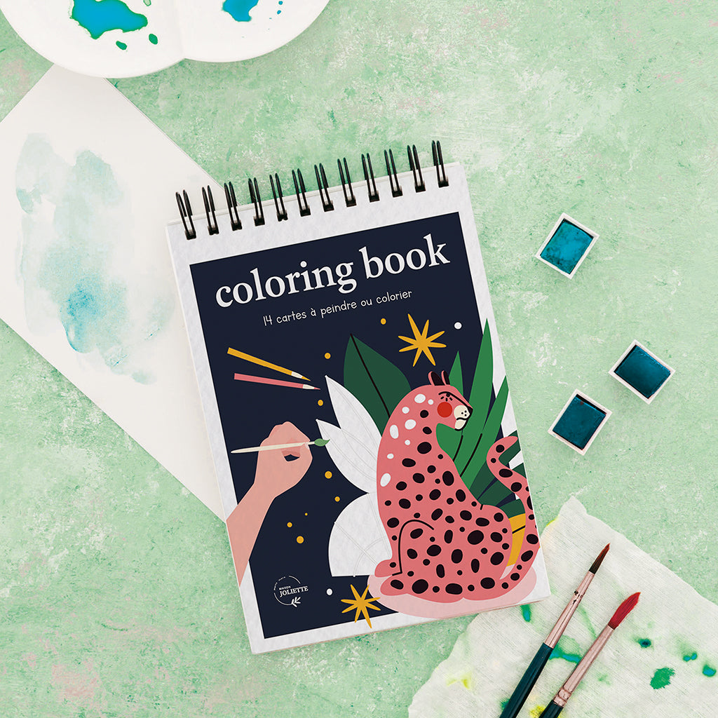 Carnet de coloriage A6 - Wild