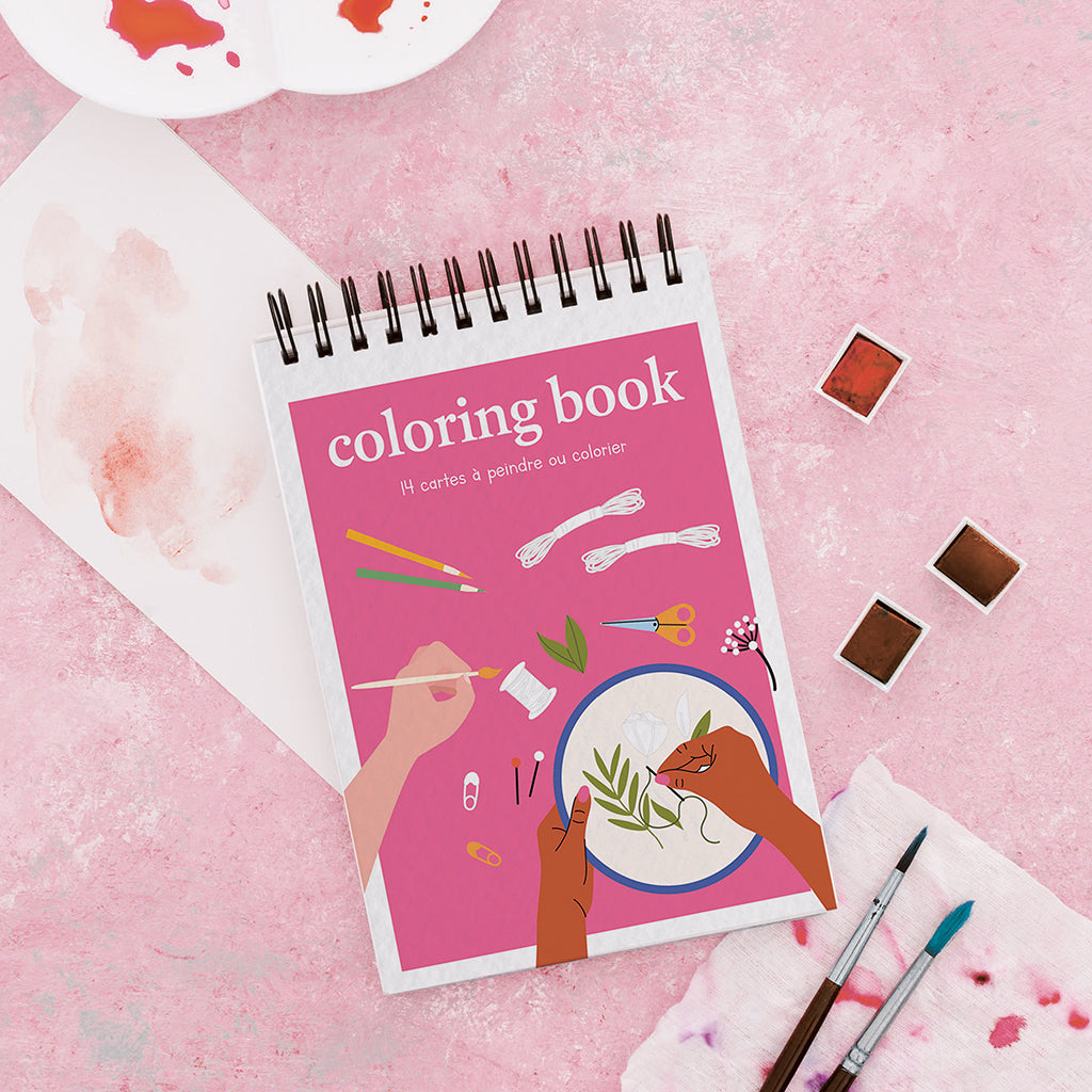 Carnet de coloriage A6 - Do It Yourself
