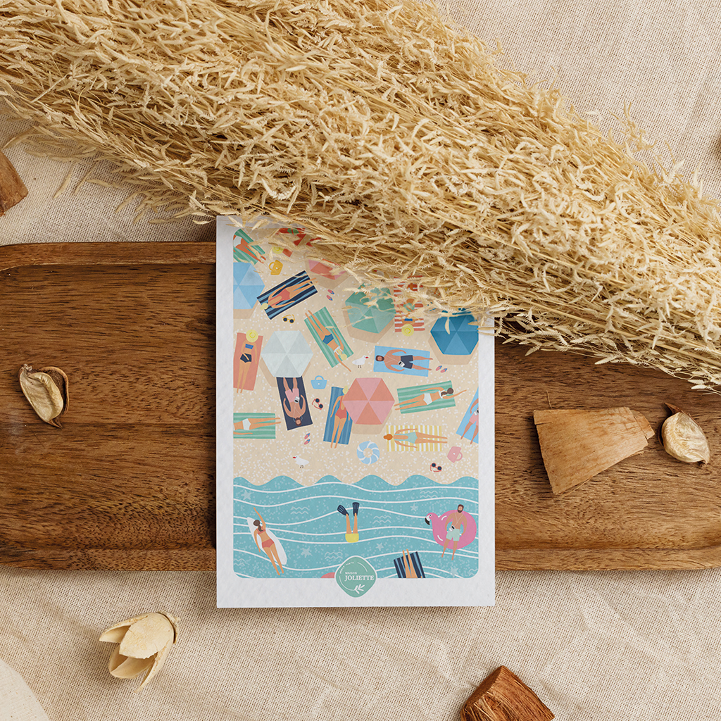 Chill & Plouf - Carte postale
