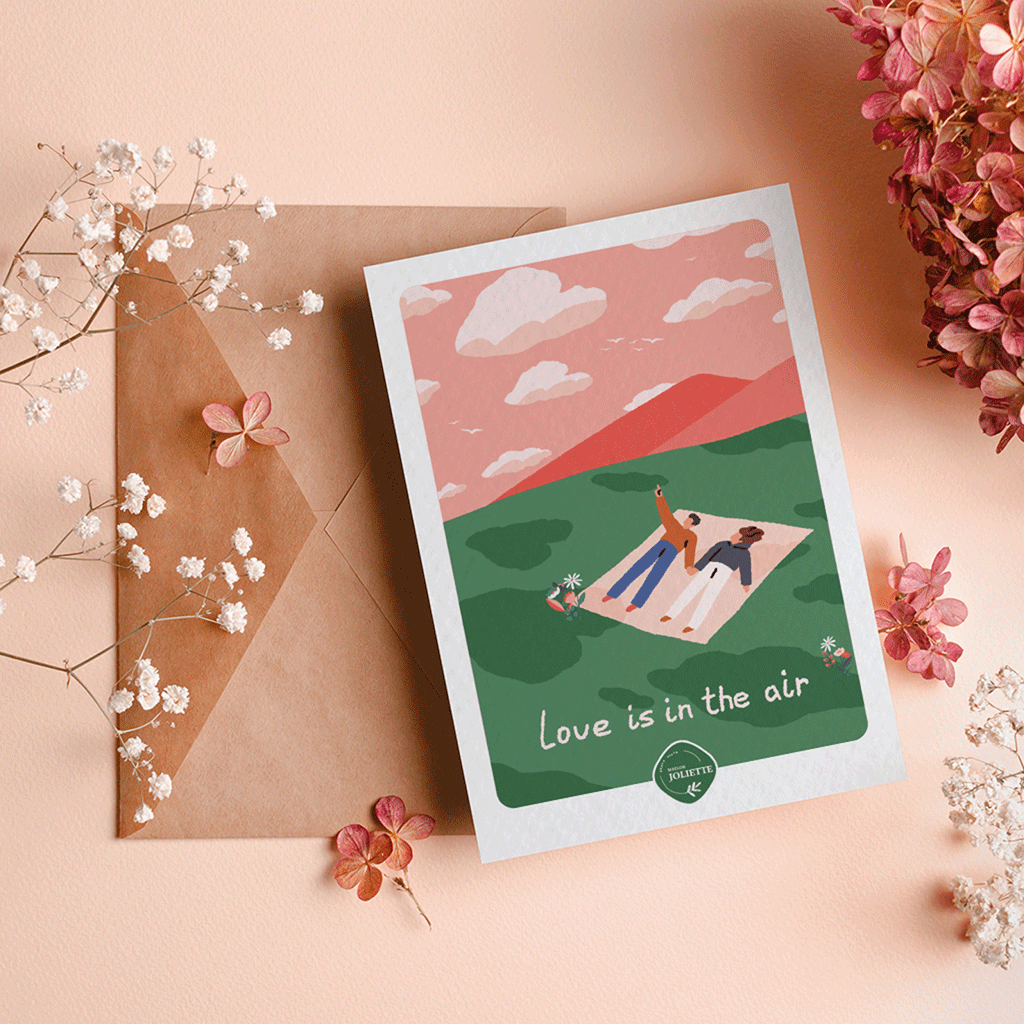 Love is in the air - Carte postale