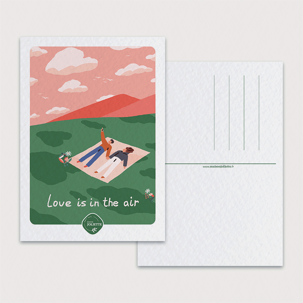 Love is in the air - Carte postale